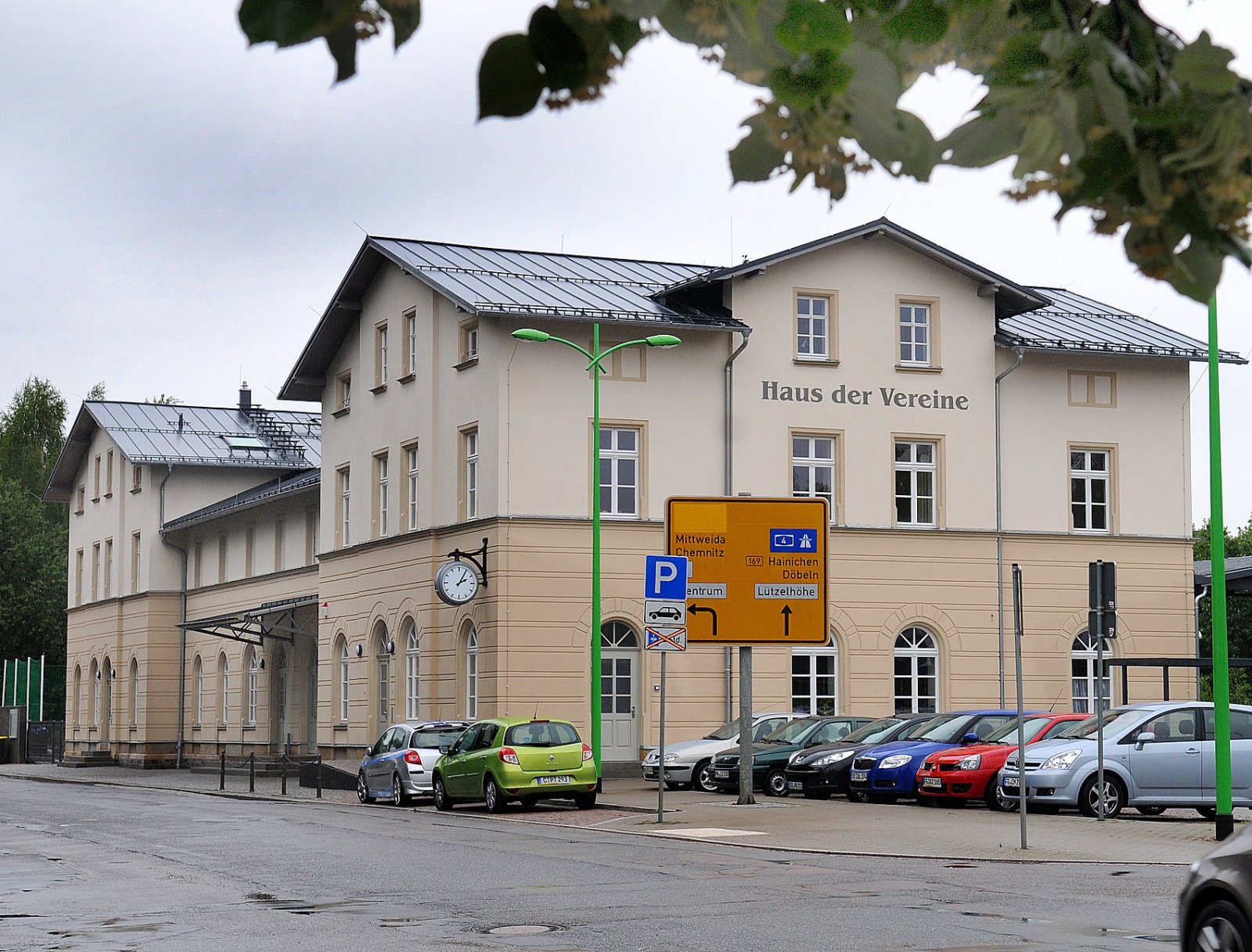 Haus der Vereine Frankenberg ehemaliger Bahnhof